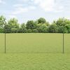 vidaXL Cl&ocirc;ture avec poteau Gris 1,6 x 10 m Acier et PVC