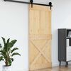 vidaXL Porte NARVIK 100x210 cm bois massif de pin