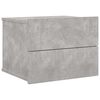 vidaXL Table de chevet Gris b&eacute;ton 40x30x30 cm Bois ing&eacute;nierie