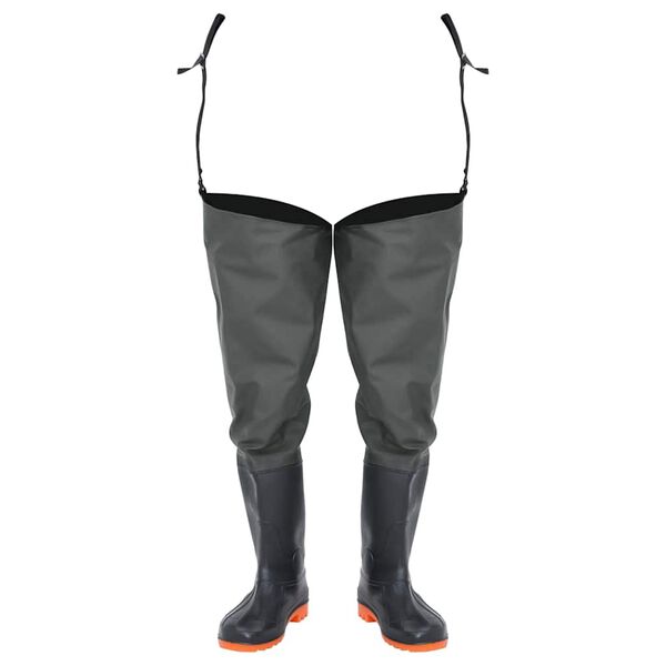 vidaXL Cuissardes vert fonc&eacute; taille 42