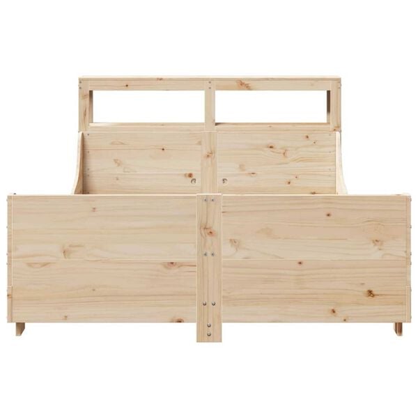 vidaXL Cadre de lit sans matelas 160x200 cm bois massif de pin
