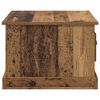 vidaXL Table basse Bois Ancien 50 x 50 x 35 cm Bois d'ing&eacute;nierie