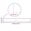 vidaxl Bord de pelouse Argent&eacute; 1000 x 15 x 0.03 cm Acier Galvanis&eacute;