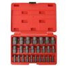 vidaXL Kit d'extracteurs de vis &agrave; cannelures multiples Acier 25 pi&egrave;ces