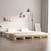 vidaXL Lit de palette 200x200 cm bois de pin massif