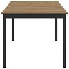 vidaXL Table de salle &agrave; manger / Table de repas M&Eacute;TAL