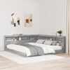 vidaXL T&ecirc;te de lit de rangement Gris Sonoma 180 cm Bois d'ing&eacute;nierie