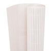 vidaXL Cl&ocirc;ture de jardin Double face 90 x 300 cm Blanc