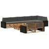 vidaXL Ensemble de canap&eacute;s d'ext&eacute;rieur 9 pc