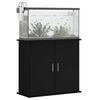 vidaXL Support pour aquarium noir 81x36x73 cm bois d'ingénierie