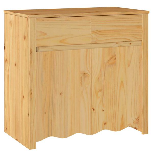 vidaXL Buffet Drammen Ch&ecirc;ne 79 x 43 x 75,5 cm Bois de pin massif