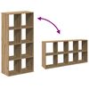 vidaXL &Eacute;tag&egrave;re s&eacute;paratrice de pi&egrave;ce ch&ecirc;ne artisanal 69,5x29x137,5 cm