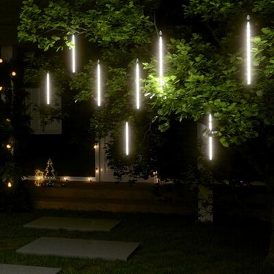 vidaXL Guirlandes lumineuses 8 pcs 30 cm 192 LED blanc froid