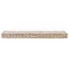 vidaXL Coussins de plancher de palette lot de 2 Coton Beige