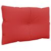 vidaXL Coussins de palette lot de 3 rouge tissu