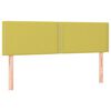 vidaXL Sommier &agrave; lattes de lit avec matelas Vert 140x200 cm Tissu