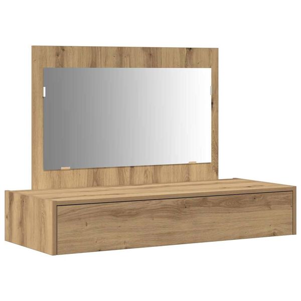 vidaXL Table de Toilette Marron 100 x 40 x 70 cm Bois d'ing&eacute;nierie