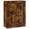 vidaXL Buffet haut Ch&ecirc;ne fum&eacute; 69,5x34x180 cm Bois d'ing&eacute;nierie
