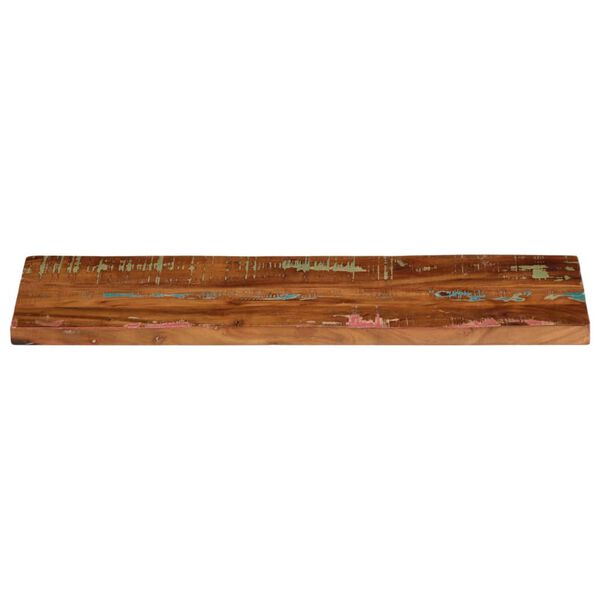vidaXL Dessus de table 90x20x3,8 cm rectangulaire bois massif r&eacute;cup&eacute;r&eacute;