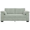 vidaXL Canap&eacute; causeuse gris clair 180x77x82 cm velours