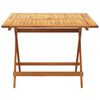 vidaXL Ensemble &agrave; manger de jardin 5 pcs anthracite tissu bois massif