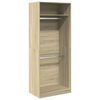 vidaXL Garde-robe ch&ecirc;ne sonoma 80x50x200 cm bois d'ing&eacute;nierie