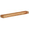 vidaXL &Eacute;tag&egrave;res murales 2 pcs 100x17x8 cm bois massif d'acacia