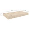 vidaXL Coussins de plancher de palette lot de 4 Beige Coton