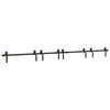 vidaXL Kit de quincaillerie de porte coulissante 366 cm acier noir