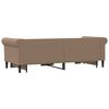 vidaXL Lit de jour avec lit gigogne cappuccino 90x200 cm similicuir