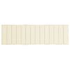 vidaXL Coussin de chaise longue cr&egrave;me 200x50x3 cm tissu oxford