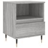 vidaXL Table de chevet sonoma gris 40x35x50 cm bois d&rsquo;ing&eacute;nierie