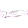 vidaXL Jardini&egrave;re 150x50 cm bois de pin massif