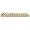 vidaXL Cadre de lit sans matelas ch&ecirc;ne sonoma 100x200 cm
