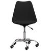 vidaXL Chaises &agrave; manger lot de 6 noir similicuir
