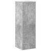 vidaXL Support pour plantes gris b&eacute;ton 33x33x100 cm bois d'ing&eacute;nierie
