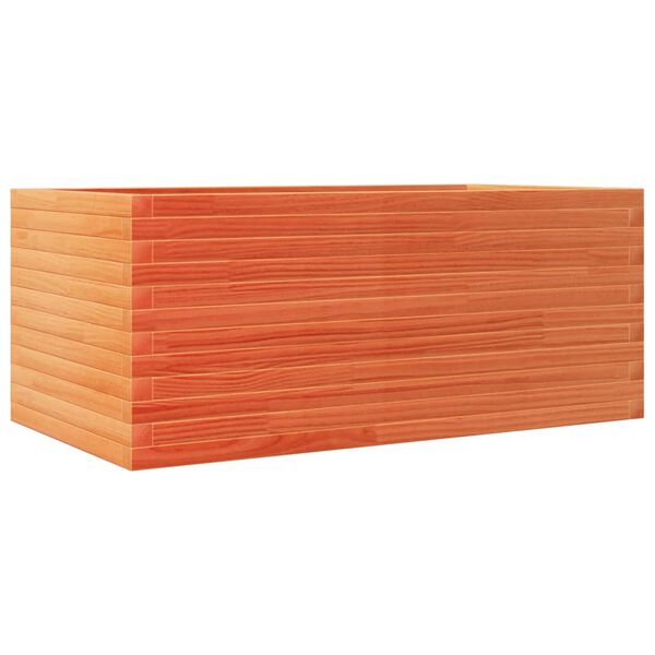 vidaXL Jardini&egrave;re cire marron 110x60x45,5 cm bois de pin massif