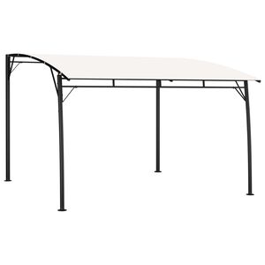 vidaXL Auvent pare-soleil de jardin 3x3x2,55 m Cr&egrave;me