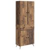 vidaXL 2 pc Bois ancien