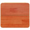 vidaXL Table de chevet Brun cire 39 x 34 x 33 cm Bois de pin massif
