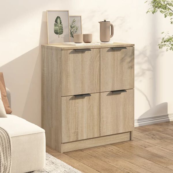 vidaXL Buffet Ch&ecirc;ne sonoma 60x30x70 cm Bois d'ing&eacute;nierie