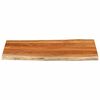 vidaXL Dessus de table 110x60x3,8cm rectangulaire bois massif d'acacia