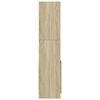 vidaXL Buffet haut ch&ecirc;ne sonoma 92x33x140 cm bois d'ing&eacute;nierie