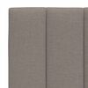vidaXL Coussin de t&ecirc;te de lit Hanko taupe 140 cm tissu