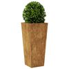vidaXL Jardini&egrave;re 35x35x75 cm acier r&eacute;sistant aux intemp&eacute;ries