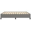 vidaXL Cadre de lit sans matelas gris fonc&eacute; 160x200 cm tissu