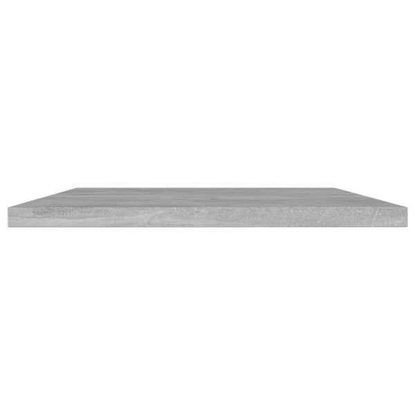 vidaXL Panneaux de biblioth&egrave;que 8pcs Gris b&eacute;ton 100x30x1,5cm Agglom&eacute;r&eacute;