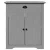 vidaXL Meubles de salle de bain 4 pcs BODO gris bois de pin massif