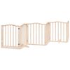 vidaXL Barri&egrave;re pour chien porte pliable 15 panneaux bois de peuplier