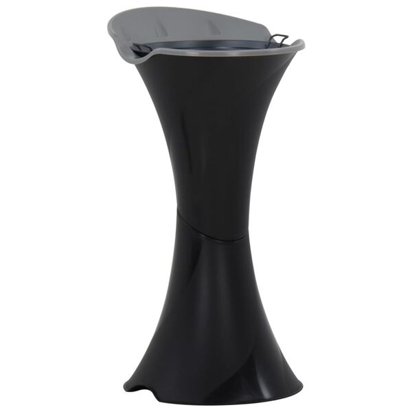vidaXL Support de cendrier Noir 36x39x71 cm